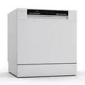 Klarstein Amazonia Eco 8 Geschirrspülmaschine Weiß / Silber-Metallic