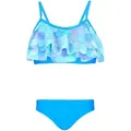 Aquarti Bustier-Bikini Aquarti Mädchen Bikini Set Bustier Bikinislip Zweiteiliger Badeanzug blau|grün 128