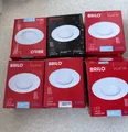 6x Briloner Einbaustrahler Rund LED FLAT IN Weiß 5W 4000K 450lm Spot IP44 Ø85mm