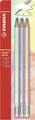 STABILO Swano Graphit Bleistift mit Radiergummi Pastell Fass Hb Sortiert 6 Pack