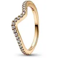 Pandora Fingerring DamenFunkelnde Welle Goldfarben goldfarben 50/15,9
