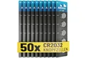 ABSINA Knopfzellen CR2032 3V 10x 5er Pack - Batterien mit langer Haltbarkeit Knopfzelle, (1 St)