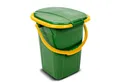GreenBlue Campingtoilette GB320 Tragbarer Toiletten-Eimer mit Tragegriff 19L, Toilettenpapierhalter, Auskipp-Hilfe für Camping, Wohnwagen, Boot