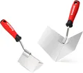 Goldblatt 2-tlg. Ecken-Kelle Set, 126 x 100 mm Innen-Eckenkelle & 89 x 62 mm
