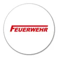 Aufkleber Feuerwehr 10cm Sticker Feuerwehr Geschenkidee Präsent Mitbringsel S