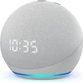 Amazon Echo Dot 4 weiß Assistant Speaker mit Uhr - Weiß