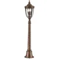 Elstead Lighting Wegeleuchte English Bridle, Bronze, Metall, Glas, 118 cm, Grüner Punkt, RoHS, Lampen & Leuchten, Außenbeleuchtung, Wegbeleuchtung, Wegeleuchten