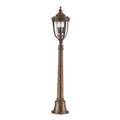Elstead English Bridle Außen-Stehleuchte E14 3-fach 118cm Britische Bronze IP44
