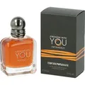 Emporio Armani Stronger With You Intensely, Männer, 50 ml, Nicht nachfüllbare Flasche, Rosa Pfeffer, Vanille, Bernstein