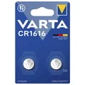 Varta CR1616 Knopfzelle 2 Stück Batterie Lithium CR 1616 3V 2er Blister