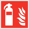 Brandschutzschild Feuerlöscher Folie selbstklebend (B x H) 150 mm x 150 mm ISO