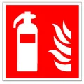 SafetyMarking® Brandschutzaufkleber "Feuerlöscher" quadratisch 15,0 x 15,0...