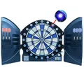 Best Sporting Dartscheibe elektronisch Cambridge I Dartscheibe elektronisch mit LED-Anzeigen I E-Dartscheibe mit 6 Dartpfeilen & 24 Ersatzspitzen I Dartboard Kabinett offizielle Turniermaße