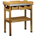 DOBAR Pflanztisch, BxHxL: 80 x 90 x 40 cm, braun