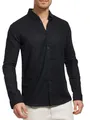 Indicode Herren Brayden Hemd gestreift mit Button-Down-Kragen | Herrenhemd Männerhemd Black, XXL