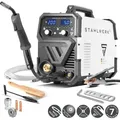 STAHLWERK Schutzgasschweißgerät MIG/MAG 200 ST – IGBT-Inverter mit 200 A und synergischem Drahtvorschub, FLUX, Lift-TIG & MMA funktionsfähig