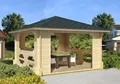 Alpholz Gartenpavillon Modell Ibiza Gartenpavillon aus Holz, Gartenhütte Gartenlaube