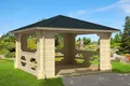 Pavillon Gartenhaus Gartenpavillon IBIZA 40 400 x 400 cm 40 mm Tene Kaubandus