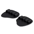 GORILLA SPORTS® Griffpolster - 2er Set, Gummi, Neopren, Schwarz - Grip Pads, Bodybuilding Zubehör, Fitness Handschutz, Griffpads für Gym, Krafttraining, Klimmzüge, Calisthenics