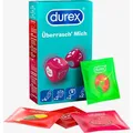 Durex Kondome Überrasch Mich, 10 Stück, 52, 53 und 56 mm, Mix für mehr Abwechslung und Spaß
