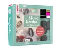 Sachbuch Kreativ-Set Steine bemalen im Boho-Stil Buch mit einfachen Anleitungen Anna Ambrosiewicz