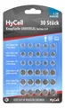 HyCell Alkaline Knopfzellen Set AG1, AG3, AG4, AG10, AG12, AG13, 30 Stück
