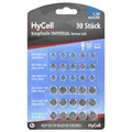 Knopfzellen Set AG1-AG13 15V 30 Stk von HyCell für Uhren, Spielzeug, Rechner