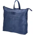 The Skandinavian Brand Damen Leder Rucksack Blue : blau-60 Farbsortierung: blau-60 - Blau