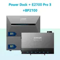 Anker SOLIX Power Dock Multisystem mit Anker Solarbank 3 E2700 Pro + BP2700 Akku