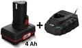 Set: PARKSIDE 12V / 4.0 Ah Akku PAPK 12 B3 + Ladegerät PLGK 12 A3 - X 12V Team