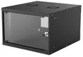 INTELLINET Wandverteiler 19" 6 HE 540x560 Flatpack schwarz