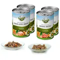 Bellfor Hundefutter Nass Getreidefrei Ausgewachsene Hunde mit Huhn Lamm 4x 400g