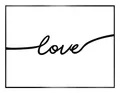 Bild LOVE BH 40x30 cm bunt Kunstdruck Gemälde Wandbild