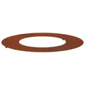 vidaXL geeignet für flachen Baumring Braun Ø40 / 70 cm Wetterfeststahl, Garten & Terrasse, moderner Baum-Schutz, wetterfestes Outdoor-Dekor, Landschaftsgestaltung, Zubehör für den Garten
