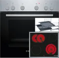 Bosch Herdset Herd Backofen Kochfeld HND211GR62 - HEF010BR1+NKN64RGA2E+HEZ438201