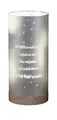 formano LED Dekolicht aus Glas mit Motiv und Spruch, LED fest integriert, Warmweiß