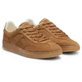 BOSS Brenta_Tenn Sneaker Schnürschuh, Halbschuh, Freizeitschuh mit honigfarbener Laufsohle braun 39 EU