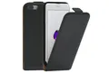 EAZY CASE Handyhülle Flipcase für Apple iPhone 8 Plus / iPhone 7+ 5,5 Zoll, Tasche Klapphülle Handytasche zum Aufklappen Etui Kunstleder Schwarz