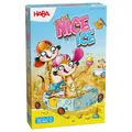 HABA Nice Ice – Spannendes Karten-Wettlaufspiel für Kinder ab 5 Jahren – Variable Rennstrecke & schnelle Runden – Kompakte Schachtel für unterwegs – 2013171001