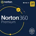 NORTON 360 PREMIUM 10 Geräte /1 Jahr Internet Security 2024 - KEIN ABO / KEY EU