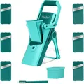 Genius Gemüseschneider Nicer Dicer Mando 12tlg., Gemüsehobel, Gemüse Schneider, Gurkenhobel, Mandoline Vegetable Chopper mit 6 austauschbaren Kl...