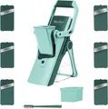 Genius Nicer Dicer Mando Set 12tlg Gemüseschneider Hobel grün mit Zubeh. B Ware