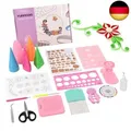 19pcs Paper Quilling Tool Kit mit Quilling Board Quilling Crimper Quilling Comb