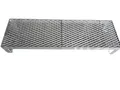 1 Stufen Stahltreppe Außentreppe Freistehend Breite 80 cm Höhe 20 cm verzinkt