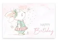 5 Premium Geburtstagskarten Happy Birthday 18x12cm + 5 Kuverts Karten Geburtstag