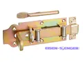 GAH ALBERTS 118815 Stalltür-Rollen-Schlossriegel, Platte 200 x 80 mm