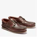Timberland CLASSIC BOAT 3 EYE PADDED COLLAR Bootsschuh Classic Bootsschuh aus Timberland Premium Leder braun 45 EU