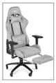 ELITESEATS Gaming Stuhl Ergonomisch Alcantara 4D Armlehnen Fußstütze 150kg NEU