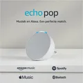 Amazon - Echo Pop Smart Speaker - White NEU