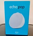 Amazon Echo Pop, Smart Lautsprecher, Voller Klang und Alexa - Weiß & Neu